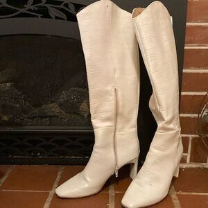 Express zip up 2in heeled Go Go boots, Women’s 8